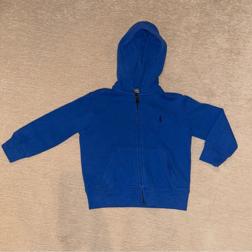 Ralph Lauren Royal Blue Kids Hoodie Size 3T